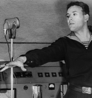 Выступление по радио на Балтийском флоте. Начало 1950-х гг.